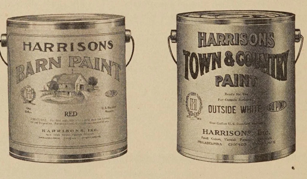 An illustration from Farmers paint book, 1917, leaf 22