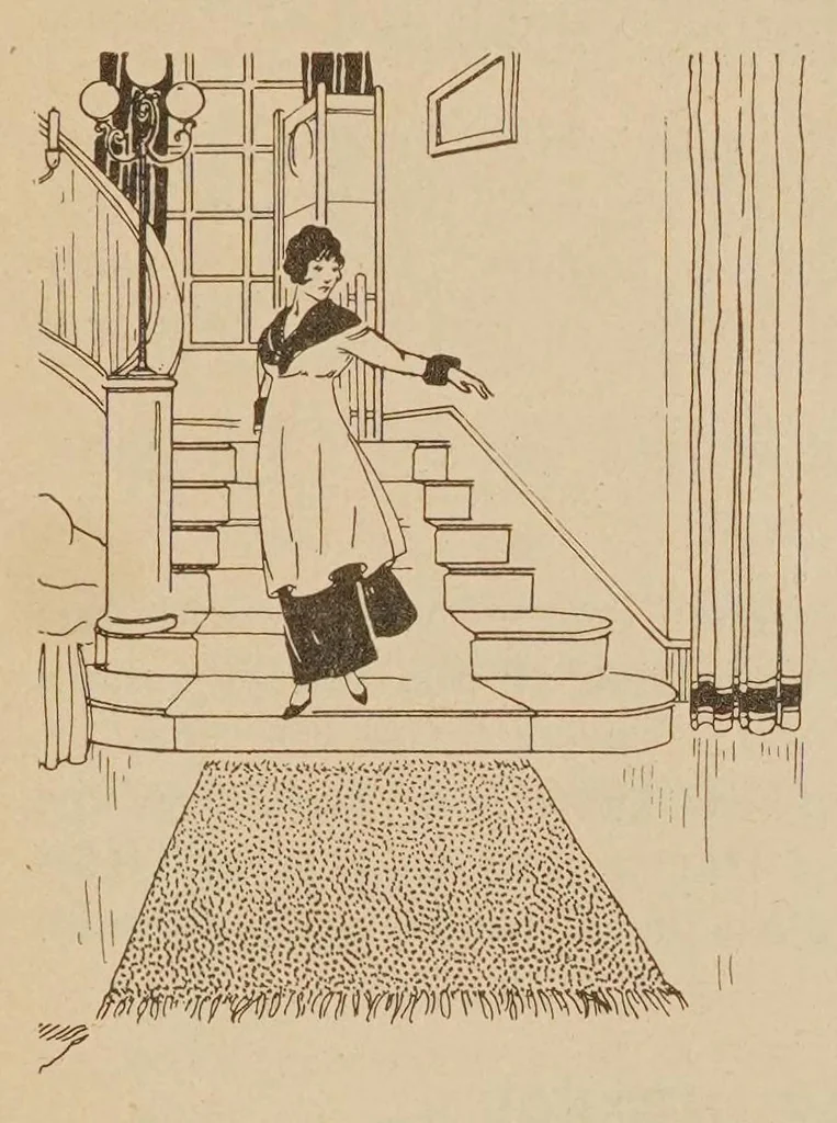 An illustration from Farmers paint book, 1917, leaf 29