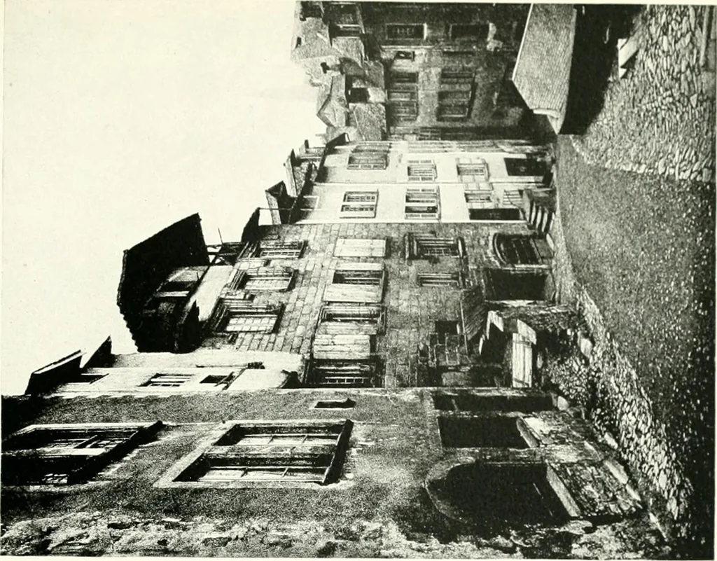 An illustration from Farm houses, manor houses, minor chateaux and small churches : from the eleventh to the sixteenth centuries, in Normandy, Brittany and other parts of France, 1917, leaf 110