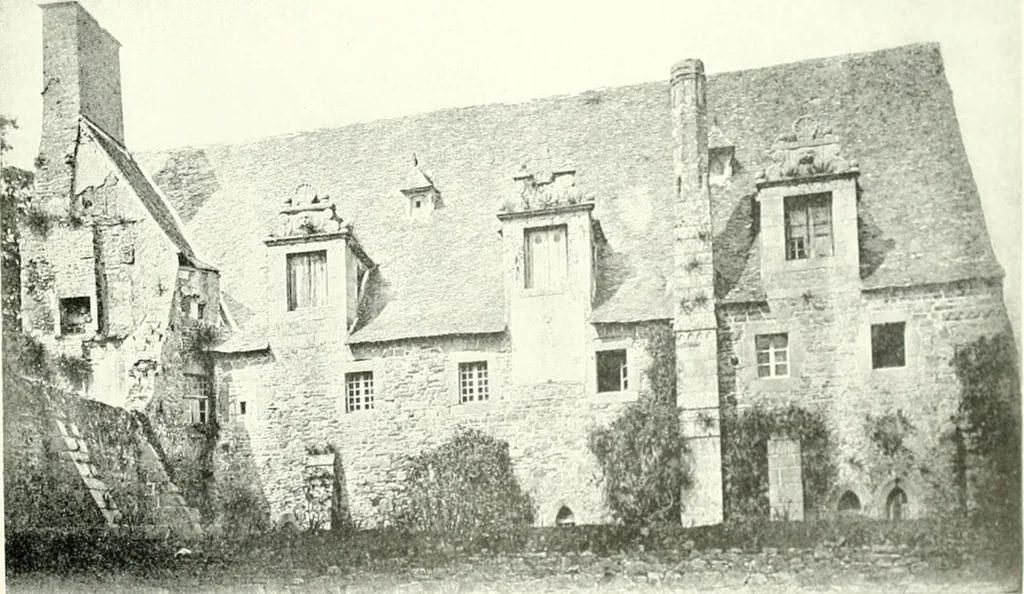An illustration from Farm houses, manor houses, minor chateaux and small churches : from the eleventh to the sixteenth centuries, in Normandy, Brittany and other parts of France, 1917, leaf 124
