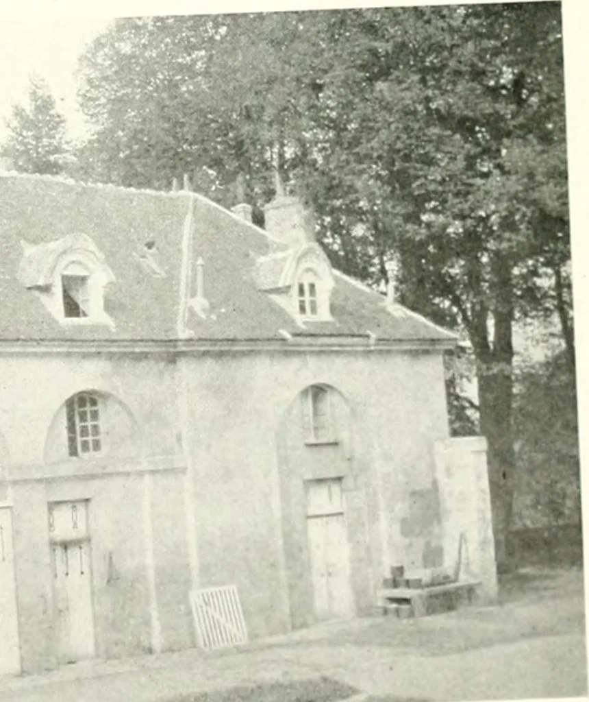 An illustration from Farm houses, manor houses, minor chateaux and small churches : from the eleventh to the sixteenth centuries, in Normandy, Brittany and other parts of France, 1917, leaf 148