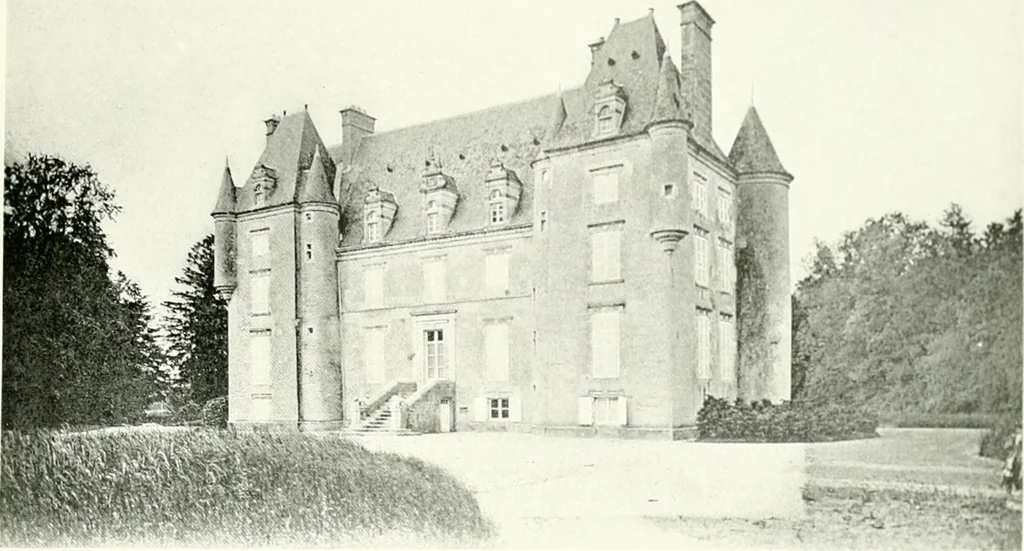 An illustration from Farm houses, manor houses, minor chateaux and small churches : from the eleventh to the sixteenth centuries, in Normandy, Brittany and other parts of France, 1917, leaf 156