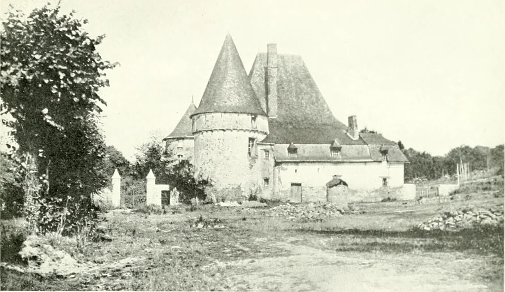 An illustration from Farm houses, manor houses, minor chateaux and small churches : from the eleventh to the sixteenth centuries, in Normandy, Brittany and other parts of France, 1917, leaf 160