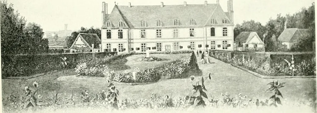 An illustration from Farm houses, manor houses, minor chateaux and small churches : from the eleventh to the sixteenth centuries, in Normandy, Brittany and other parts of France, 1917, leaf 162