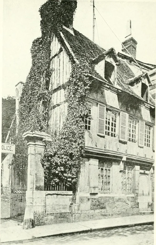 An illustration from Farm houses, manor houses, minor chateaux and small churches : from the eleventh to the sixteenth centuries, in Normandy, Brittany and other parts of France, 1917, leaf 172