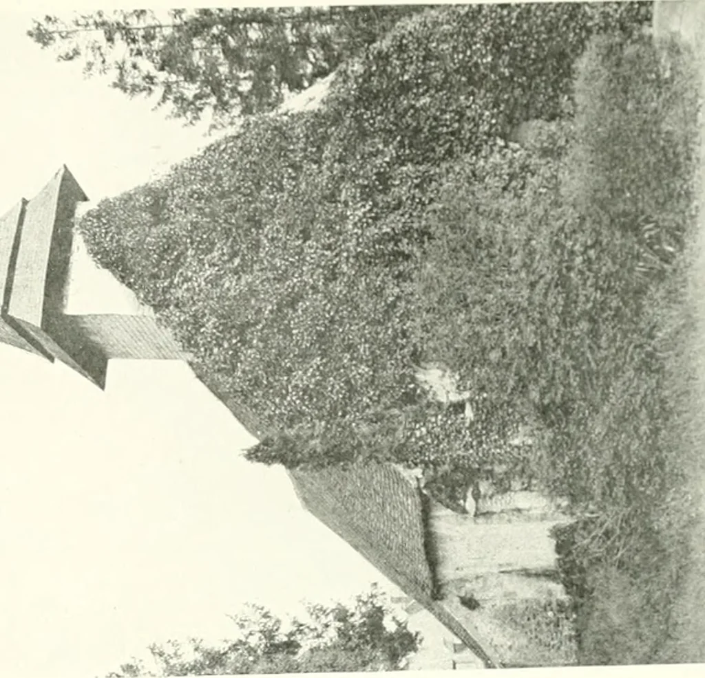 An illustration from Farm houses, manor houses, minor chateaux and small churches : from the eleventh to the sixteenth centuries, in Normandy, Brittany and other parts of France, 1917, leaf 190