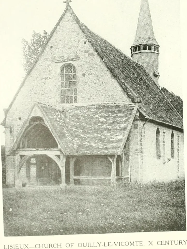 An illustration from Farm houses, manor houses, minor chateaux and small churches : from the eleventh to the sixteenth centuries, in Normandy, Brittany and other parts of France, 1917, leaf 192