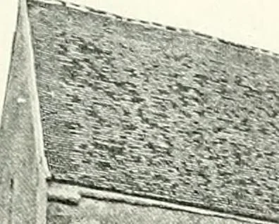 An illustration from Farm houses, manor houses, minor chateaux and small churches : from the eleventh to the sixteenth centuries, in Normandy, Brittany and other parts of France, 1917, leaf 194
