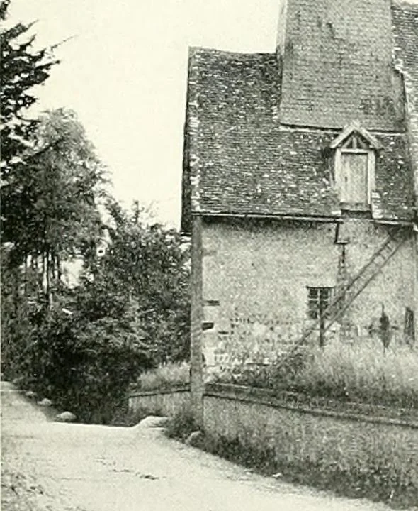An illustration from Farm houses, manor houses, minor chateaux and small churches : from the eleventh to the sixteenth centuries, in Normandy, Brittany and other parts of France, 1917, leaf 194