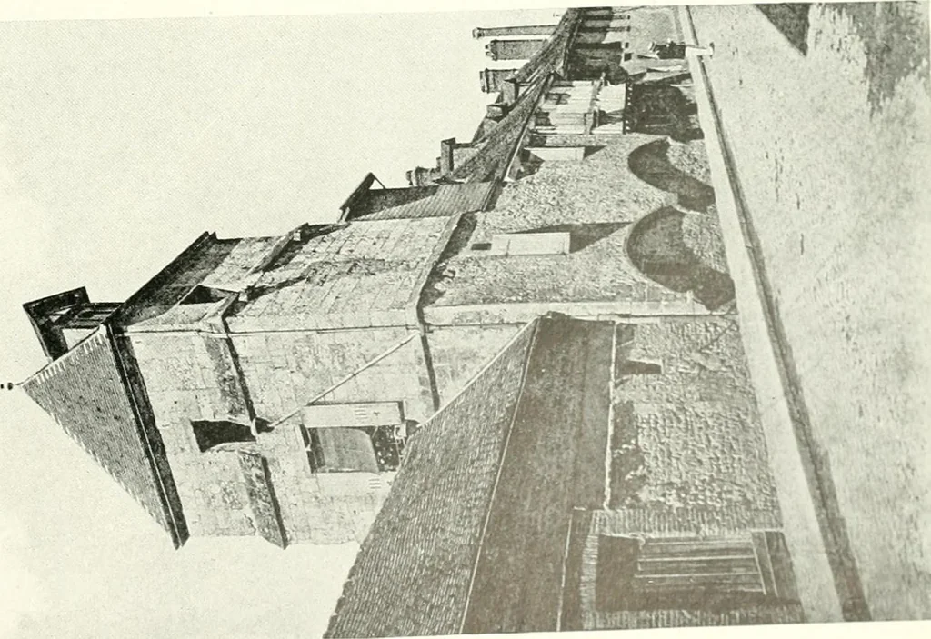 An illustration from Farm houses, manor houses, minor chateaux and small churches : from the eleventh to the sixteenth centuries, in Normandy, Brittany and other parts of France, 1917, leaf 202