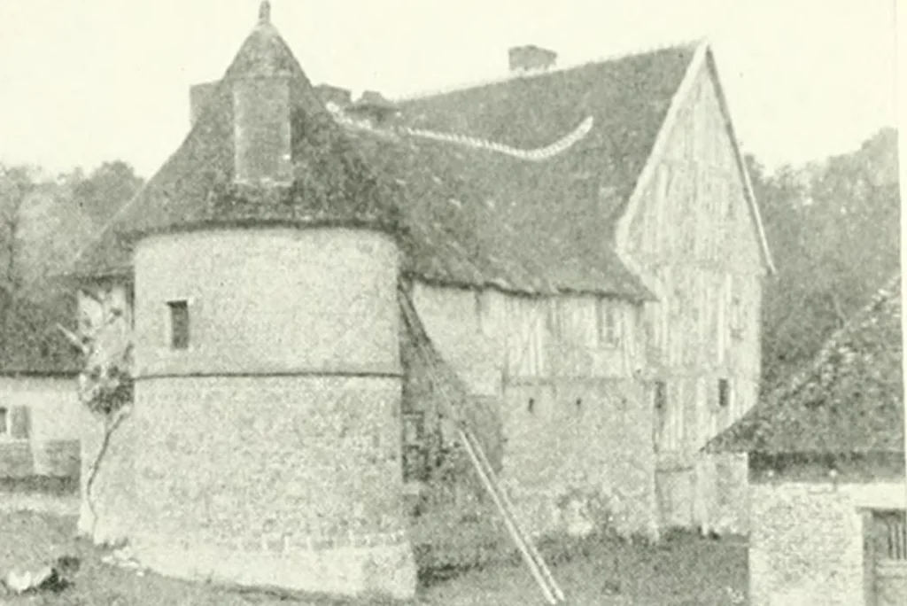 An illustration from Farm houses, manor houses, minor chateaux and small churches : from the eleventh to the sixteenth centuries, in Normandy, Brittany and other parts of France, 1917, leaf 26