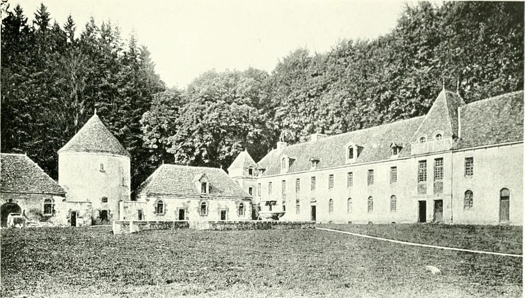 An illustration from Farm houses, manor houses, minor chateaux and small churches : from the eleventh to the sixteenth centuries, in Normandy, Brittany and other parts of France, 1917, leaf 38