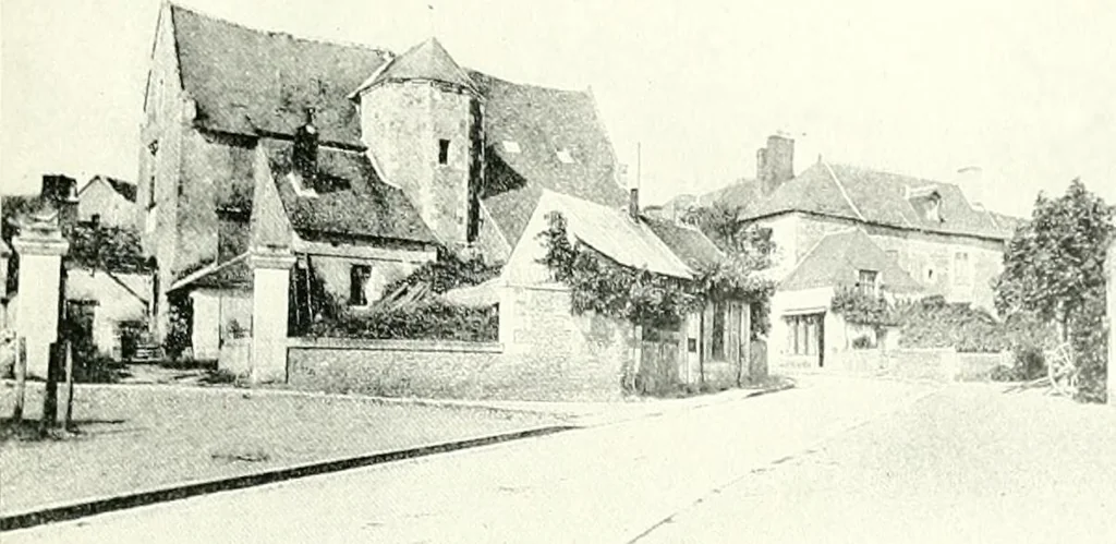 An illustration from Farm houses, manor houses, minor chateaux and small churches : from the eleventh to the sixteenth centuries, in Normandy, Brittany and other parts of France, 1917, leaf 52