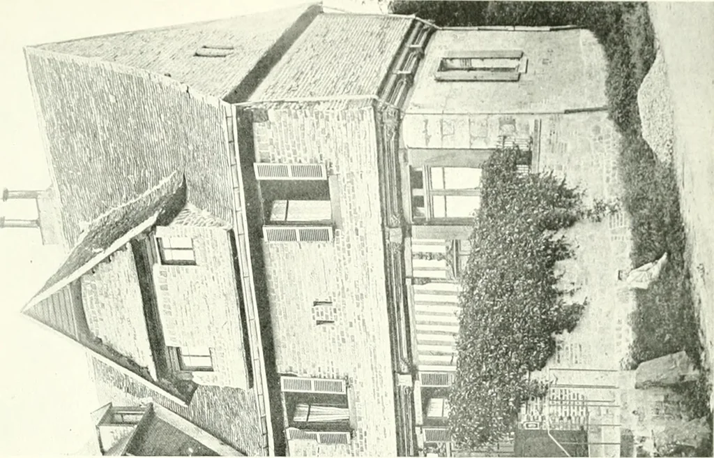 An illustration from Farm houses, manor houses, minor chateaux and small churches : from the eleventh to the sixteenth centuries, in Normandy, Brittany and other parts of France, 1917, leaf 60