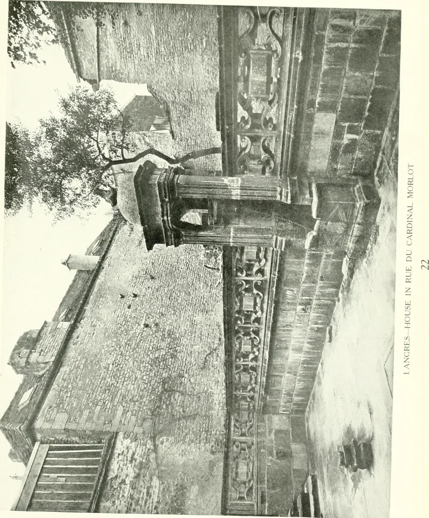 An illustration from Farm houses, manor houses, minor chateaux and small churches : from the eleventh to the sixteenth centuries, in Normandy, Brittany and other parts of France, 1917, leaf 64