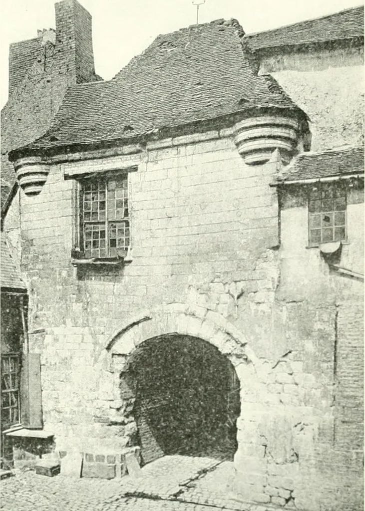 An illustration from Farm houses, manor houses, minor chateaux and small churches : from the eleventh to the sixteenth centuries, in Normandy, Brittany and other parts of France, 1917, leaf 68