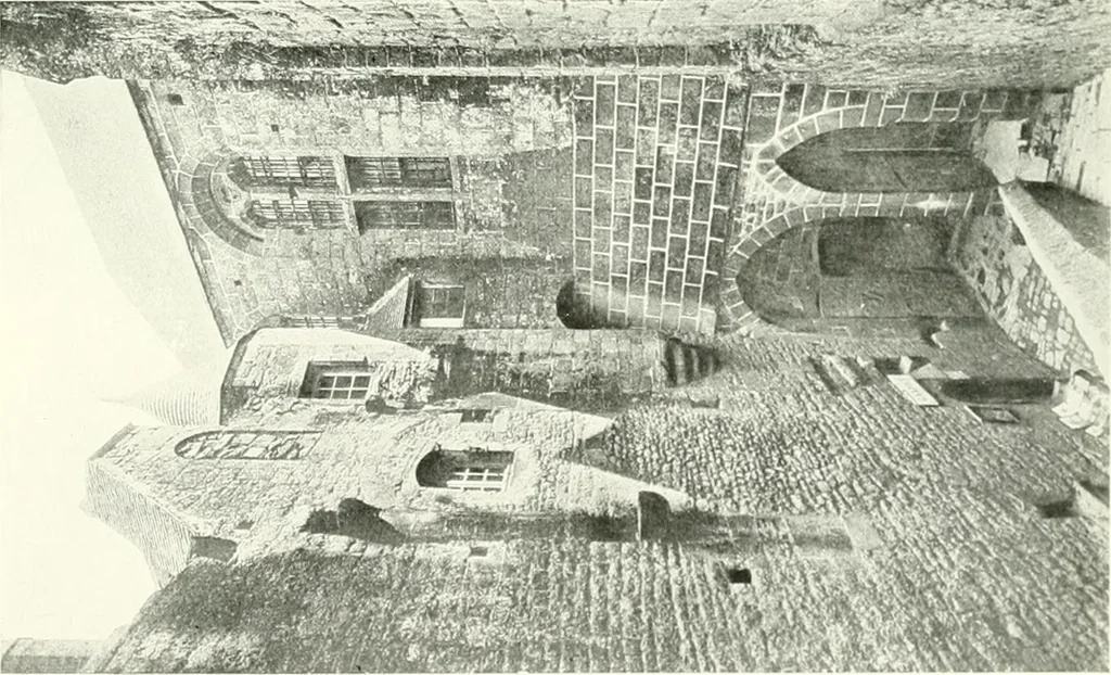 An illustration from Farm houses, manor houses, minor chateaux and small churches : from the eleventh to the sixteenth centuries, in Normandy, Brittany and other parts of France, 1917, leaf 68