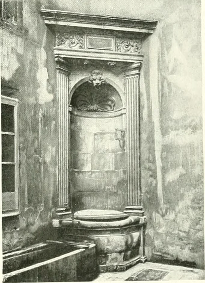 An illustration from Farm houses, manor houses, minor chateaux and small churches : from the eleventh to the sixteenth centuries, in Normandy, Brittany and other parts of France, 1917, leaf 8