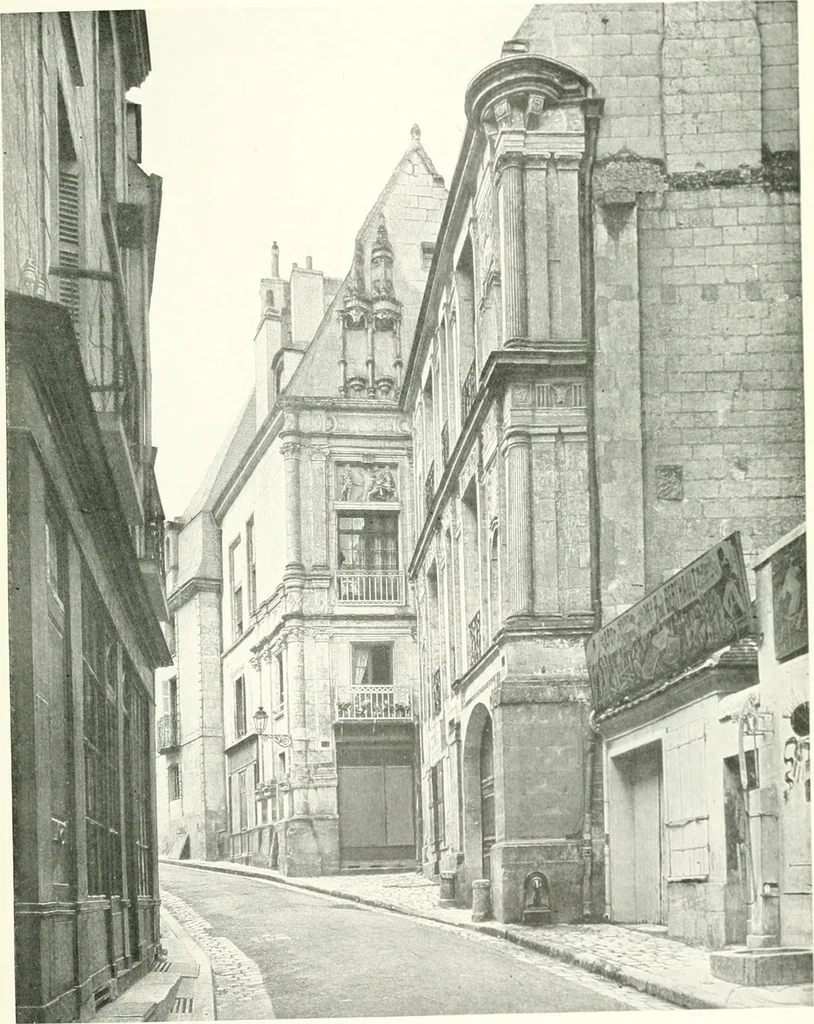 An illustration from Farm houses, manor houses, minor chateaux and small churches : from the eleventh to the sixteenth centuries, in Normandy, Brittany and other parts of France, 1917, leaf 80