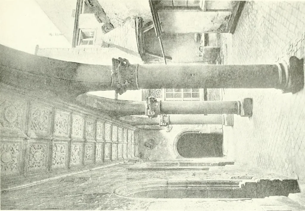 An illustration from Farm houses, manor houses, minor chateaux and small churches : from the eleventh to the sixteenth centuries, in Normandy, Brittany and other parts of France, 1917, leaf 84