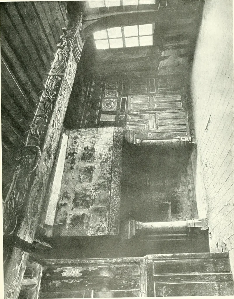 An illustration from Farm houses, manor houses, minor chateaux and small churches : from the eleventh to the sixteenth centuries, in Normandy, Brittany and other parts of France, 1917, leaf 88