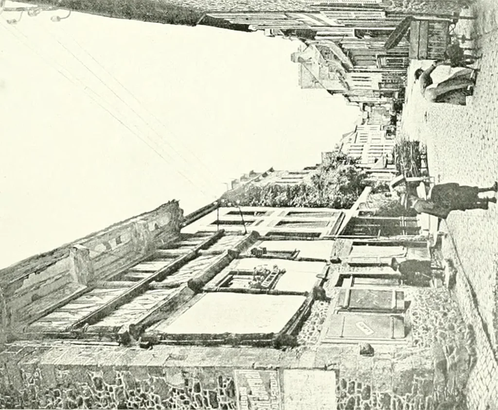 An illustration from Farm houses, manor houses, minor chateaux and small churches : from the eleventh to the sixteenth centuries, in Normandy, Brittany and other parts of France, 1917, leaf 96