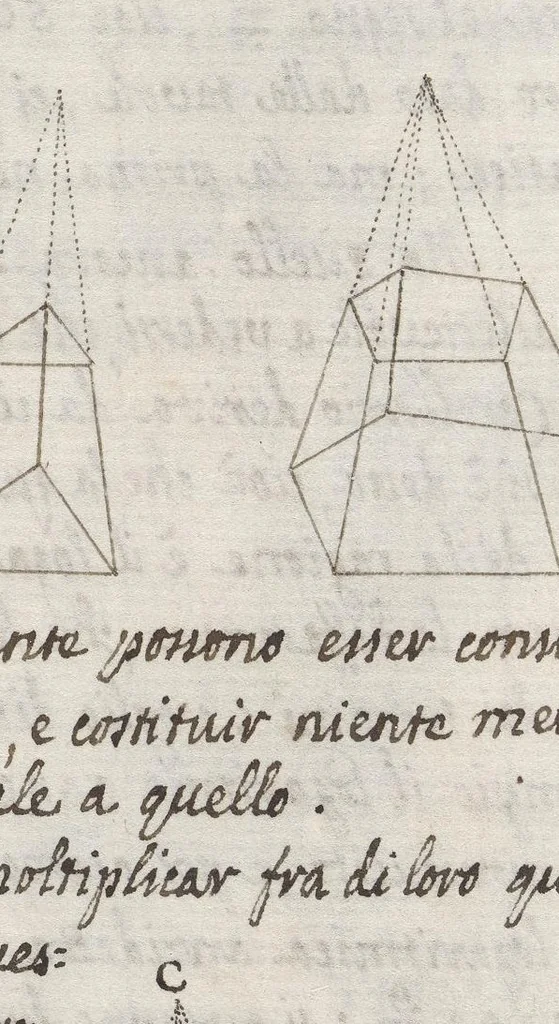 An illustration from [Farragine matematica], 1770, leaf 12