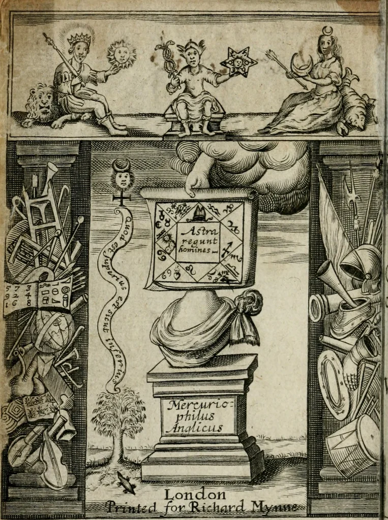An illustration from Fasciculus chemicus, or, Chymical collections : expressing the ingress, progress, and egress of the secret Hermetick science, out of the choisest and most famous authors ... : whereunto is added, the Arcanum, or, Grand secret of hermetick philosophy, 1650, leaf 5