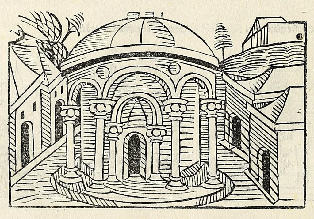 An illustration from Fasciculus temporum omnes antiquorum cronicas co[m]plectens incipit foeliciter, leaf 104