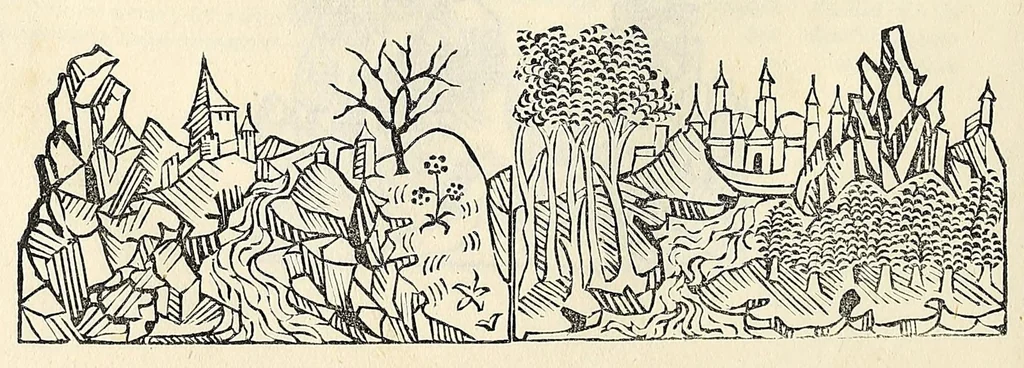 An illustration from Fasciculus temporum omnes antiquorum cronicas co[m]plectens incipit foeliciter, leaf 112