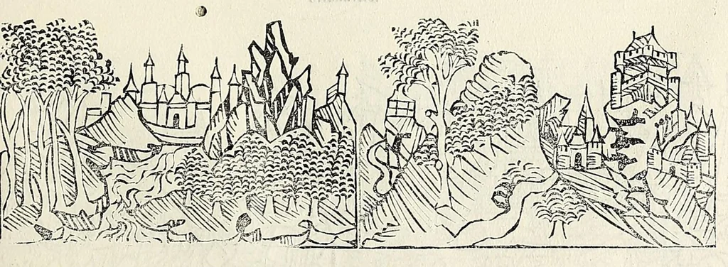 An illustration from Fasciculus temporum omnes antiquorum cronicas co[m]plectens incipit foeliciter, leaf 115