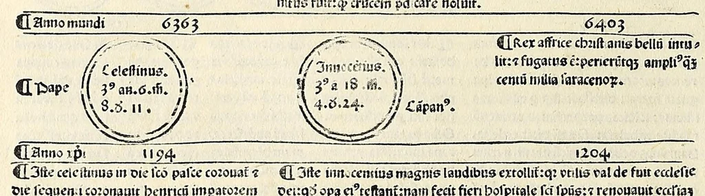An illustration from Fasciculus temporum omnes antiquorum cronicas co[m]plectens incipit foeliciter, leaf 136