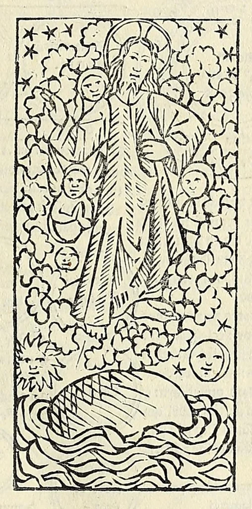 An illustration from Fasciculus temporum omnes antiquorum cronicas co[m]plectens incipit foeliciter, leaf 25