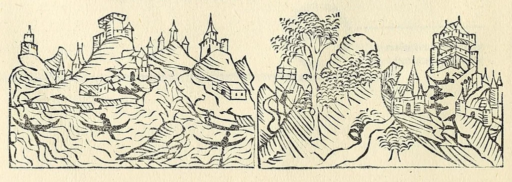 An illustration from Fasciculus temporum omnes antiquorum cronicas co[m]plectens incipit foeliciter, leaf 48