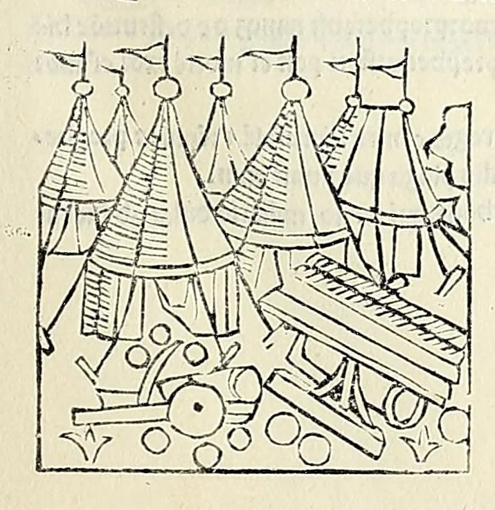 An illustration from Fasciculus temporum omnes antiquorum cronicas co[m]plectens incipit foeliciter, leaf 49