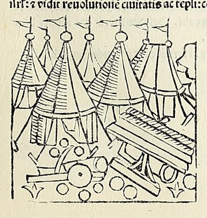 An illustration from Fasciculus temporum omnes antiquorum cronicas co[m]plectens incipit foeliciter, leaf 53