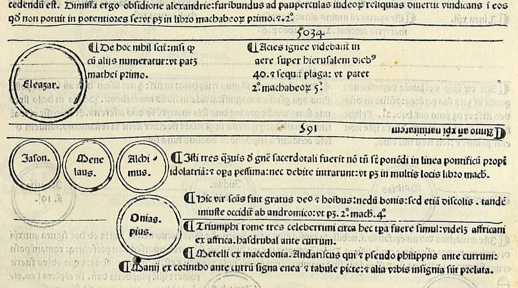 An illustration from Fasciculus temporum omnes antiquorum cronicas co[m]plectens incipit foeliciter, leaf 63