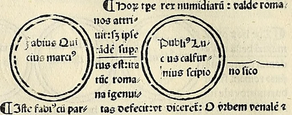 An illustration from Fasciculus temporum omnes antiquorum cronicas co[m]plectens incipit foeliciter, leaf 66