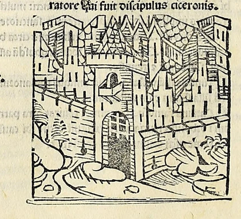 An illustration from Fasciculus temporum omnes antiquorum cronicas co[m]plectens incipit foeliciter, leaf 68