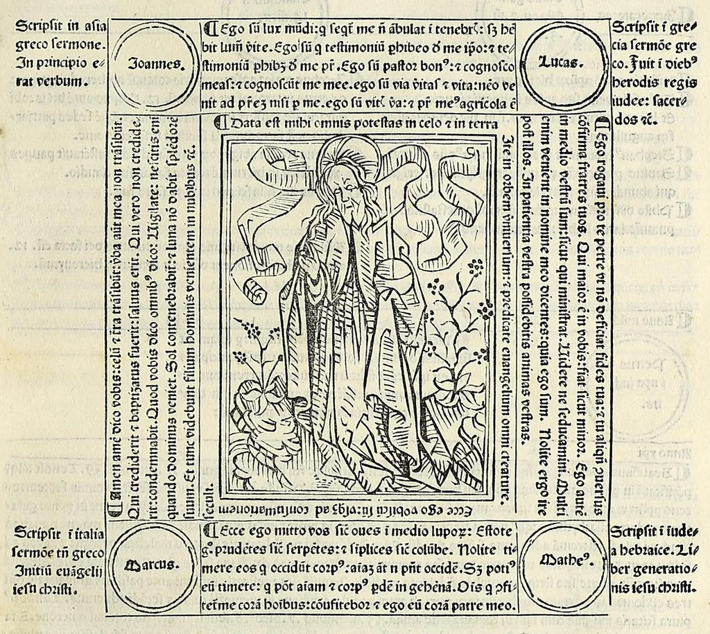 An illustration from Fasciculus temporum omnes antiquorum cronicas co[m]plectens incipit foeliciter, leaf 73