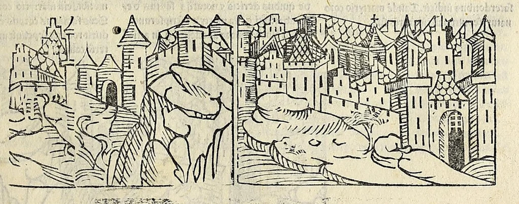 An illustration from Fasciculus temporum omnes antiquorum cronicas co[m]plectens incipit foeliciter, leaf 83