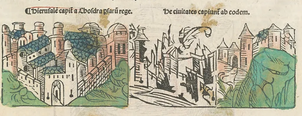An illustration from Fasciculus temporu[m] omnes antiquo[rum] chronicas strictim complectens felici numine incipit, leaf 101