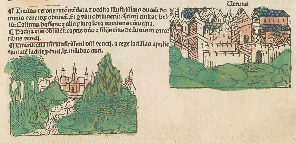 An illustration from Fasciculus temporu[m] omnes antiquo[rum] chronicas strictim complectens felici numine incipit, leaf 144