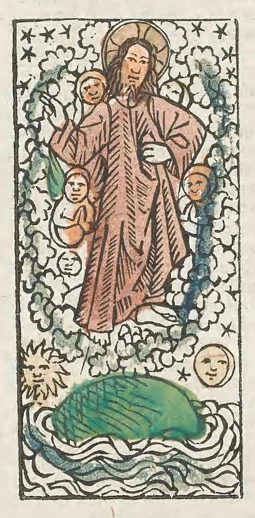 An illustration from Fasciculus temporu[m] omnes antiquo[rum] chronicas strictim complectens felici numine incipit, leaf 23