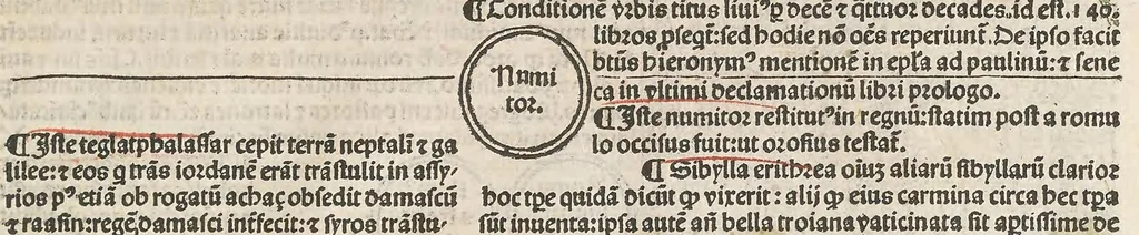 An illustration from Fasciculus temporu[m] omnes antiquo[rum] chronicas strictim complectens felici numine incipit, leaf 45