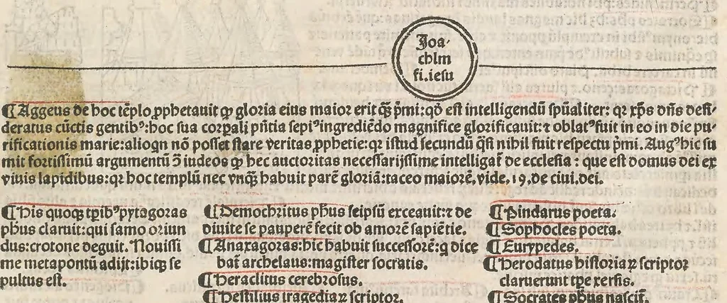An illustration from Fasciculus temporu[m] omnes antiquo[rum] chronicas strictim complectens felici numine incipit, leaf 53