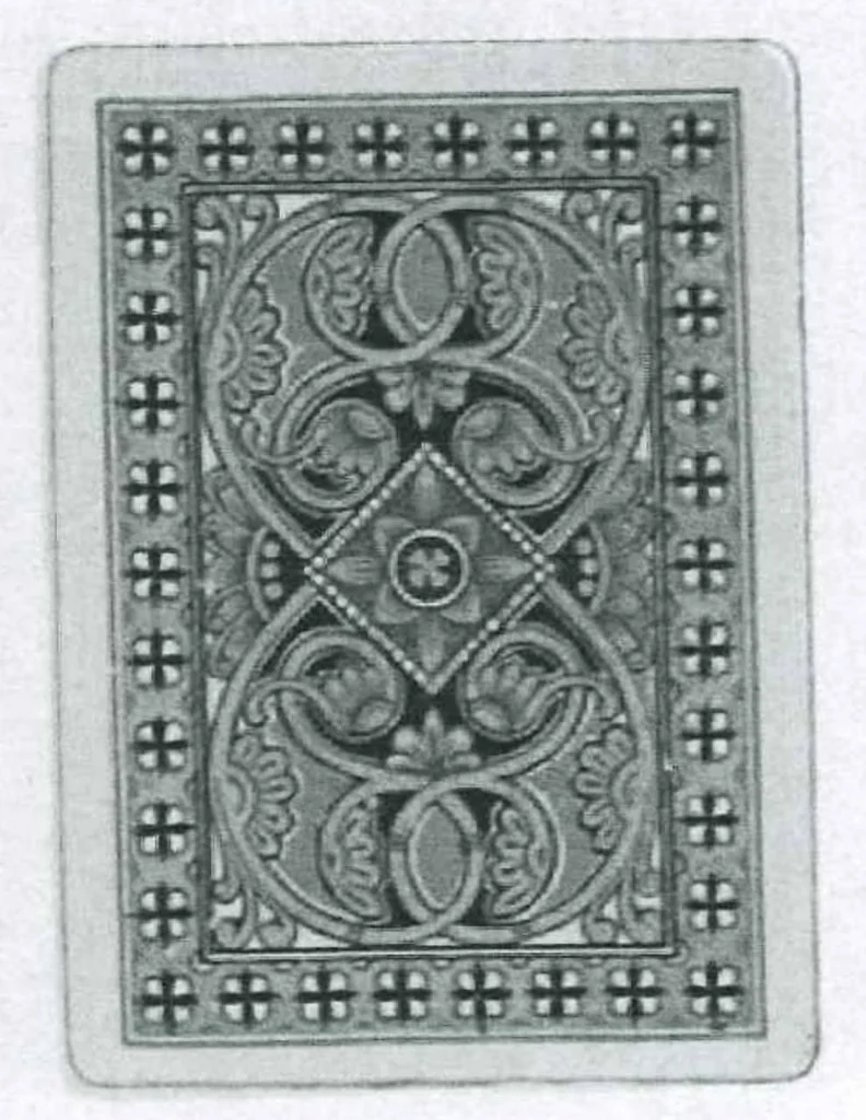 An illustration from Fashion Series Playing Cards 1899, 1899, leaf 27
