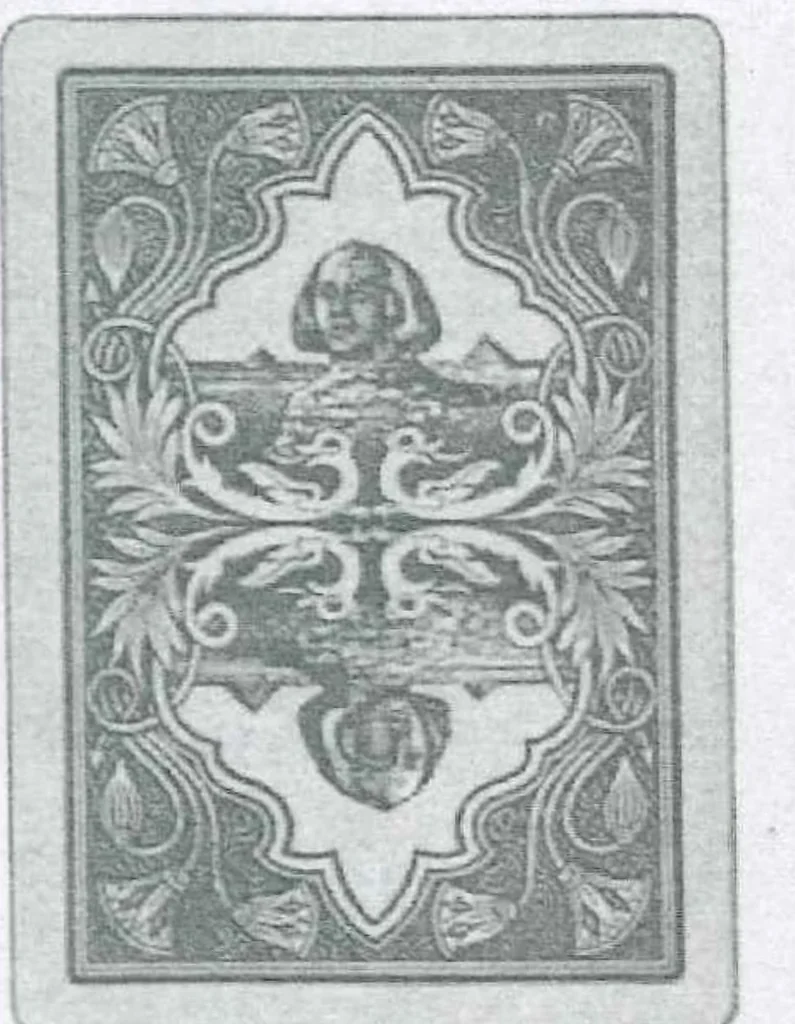 An illustration from Fashion Series Playing Cards 1899, 1899, leaf 35