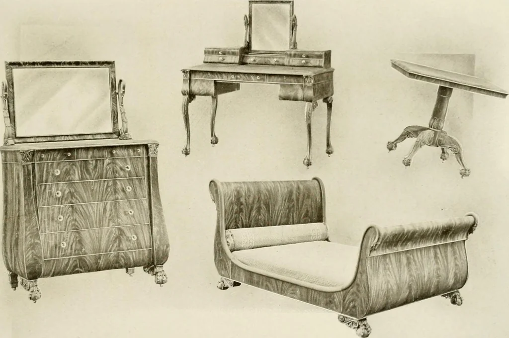 An illustration from Fashionable furniture., 1904, leaf 11