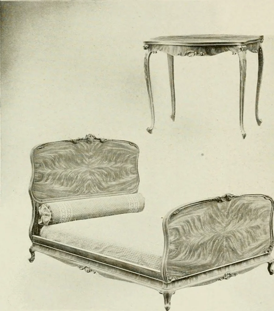 An illustration from Fashionable furniture., 1904, leaf 12